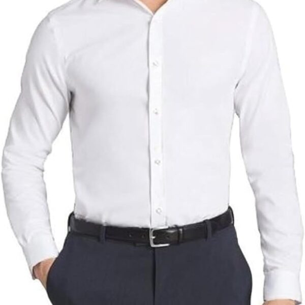 Stretch Slim Fit Long Sleeve Business Casual Button Down Shirt