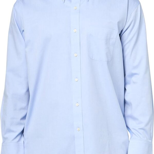 Non Iron Pinpoint Regular Dress Shirt