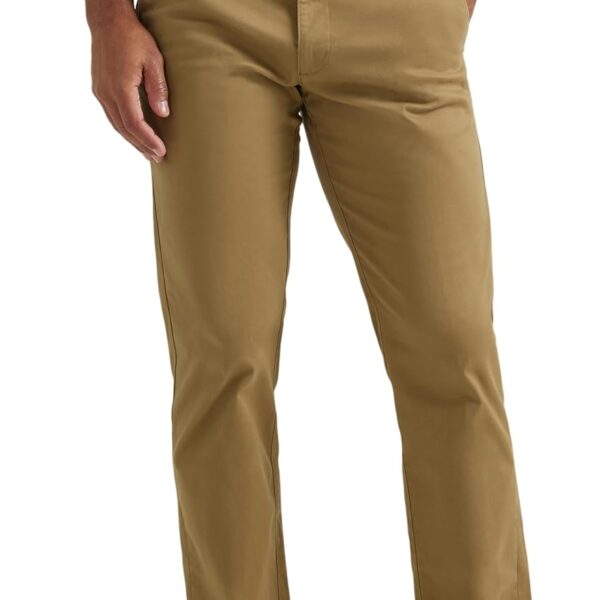 Men's extreme motion flat front pants, regular straight